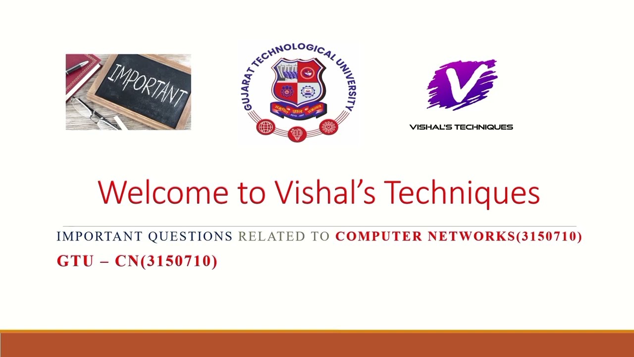 Computer Networks 3150710 | GTU | Important Questions of CN | GTU IMP Question | Question Bank of CN