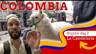 Bogota Day 2 🇨🇴 exploring La Candelaria, meet artist and trying best food 🍗 Travel vlog episode 04