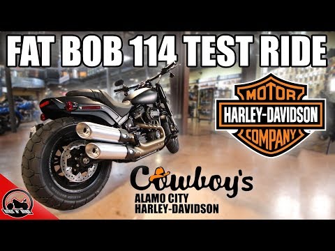 2018 Harley-Davidson Fat Bob 114 Softail Test Ride
