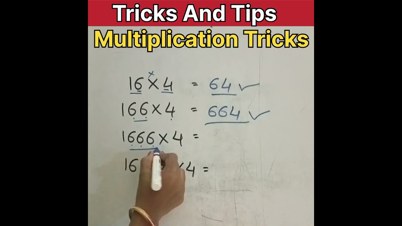 Multiplication Tricks||Maths Tricks And Tips #shortsfeed #viral #trending #multiplication #math