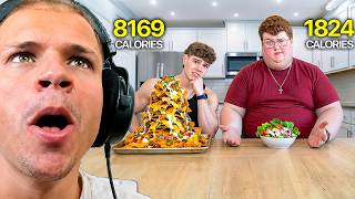 160lbs vs. 660lbs Diet Swap *JYNXZI REACTS* MQDEFAULT Thumbnail