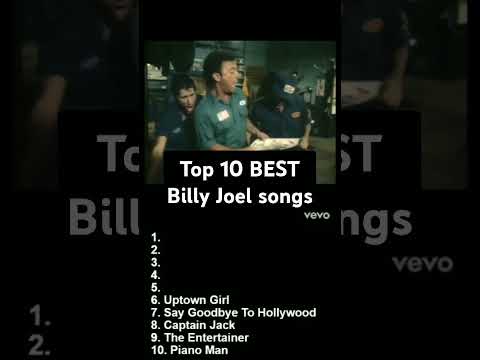 Top 10 BEST Billy Joel Songs #billyjoel #80smusic #70smusic #pianoman