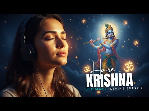 Hare Krishna Hare Rama Mantra to feel your soul | Relaxing Music| Krishna Flute