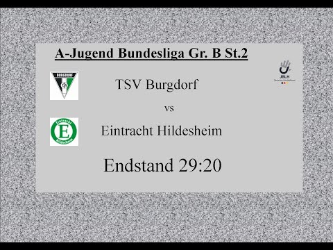 TSV Burgdorf - Eintracht Hildesheim, A-Jugend B St.2: Endstand 29:20 - Alle Tore im Schnelldurchgang