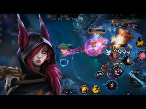 Wild Rift:Xayah vs Jhin I_Boy59's Amezing Gameplay Xayah!
