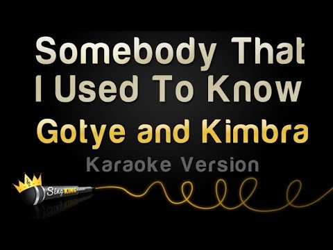 Gotye and Kimbra - Somebody That I Used To Know (Karaoke Version)