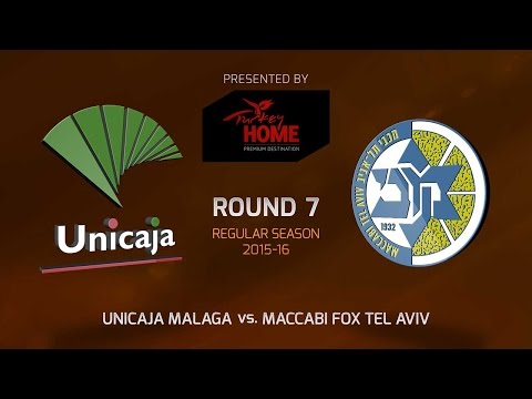 Highlights: RS Round 7, Unicaja Malaga 82-68 Maccabi FOX Tel Aviv