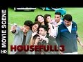Akshay, Riteish, Abhishek meet Boman | Housefull 3 | Movie Scene