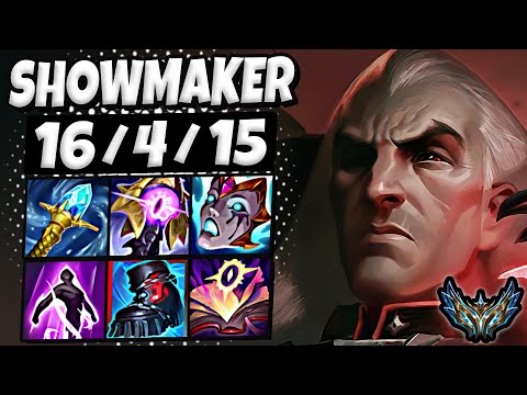 DK ShowMaker Swain vs Galio [ MID ] Rank #5 Korea Challenger | Patch 25.17