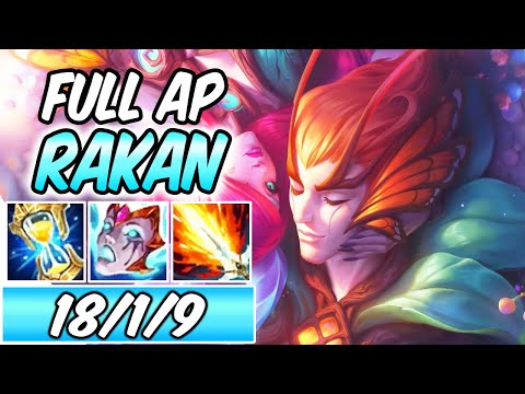 S+ CLEAN FULL AP BURST RAKAN MID | ELDERWOOD RAKAN | New Build & Runes  | League of Legends