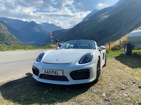 Porsche Spyder Alps run