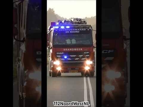 TS 10-4832 naar een Grote brand in Obdam #einsatz #brandweer #feuerwehr #fire #firefighter