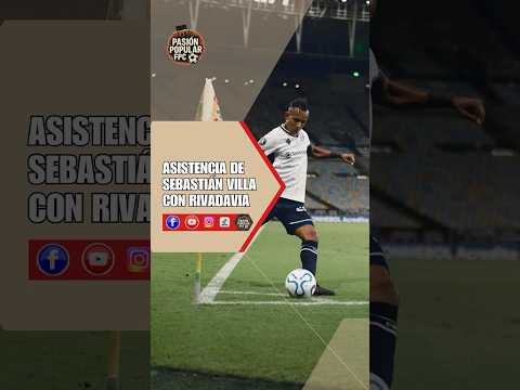 Con asistencia de Sebastián Villa, Rivadavia sorprendió a Fluminense