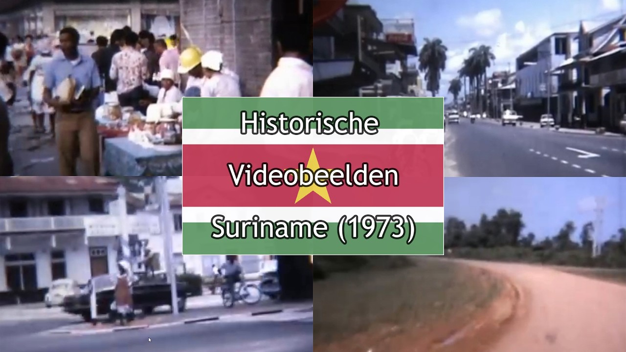 Historische videobeelden van Suriname uit 1973 | Unieke amateurfilm van een verdwenen tijd