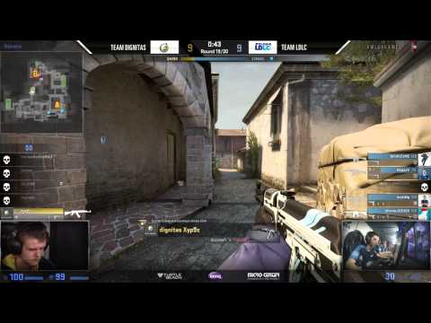 LDLC vs Dignitas - Game 2 - Semi Finals - #MLGXGames Aspen 2015   CSGO