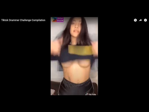 No Bra Challenge - Drum Girl Challenge - Khoe Ngực Khủng Thả Rông 18+ P4 - LEE New