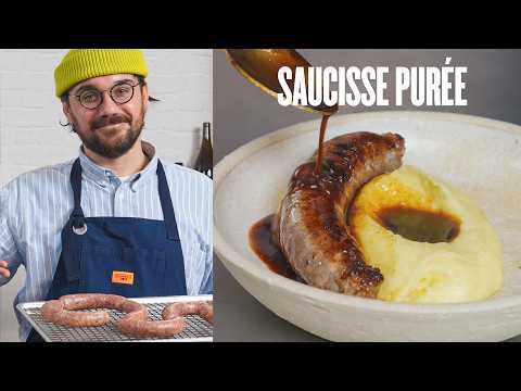 Faire une saucisse purée maison comme au restaurant  🔥