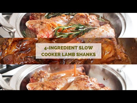 4-ingredient slow cooker lamb shanks I Australia's Best Recipes