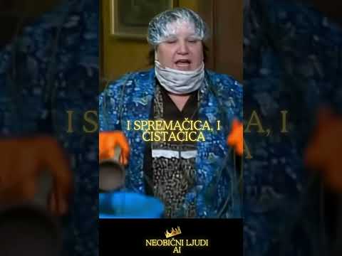 🔥 RADMILA SAVIĆEVIĆ - SPREMAČICA, ČISTAČICA I KLOZETARKA | SREĆNI LJUDI  🎬😂 #radmilasavićević