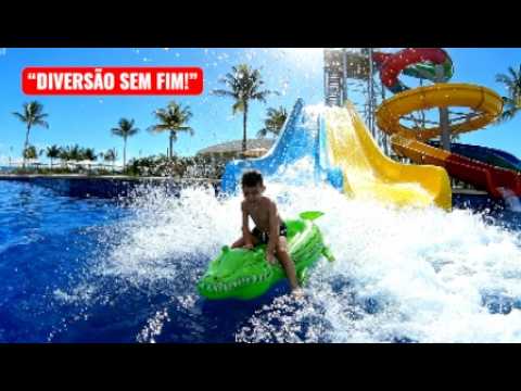 | RESORT com PISCINAS e PARQUE AQUÁTICO em Família l Matheus no Thermas de São Pedro