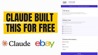 I Used Claude AI to Build an eBay HTML Listing Description Template in 60 Second