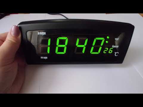 Налаштування електронного годинника Caixing CX818