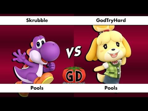 Gourmet Dash #6 - Skrubble (Yoshi) vs GodTryHard (Isabelle) Pools - Ultimate Singles