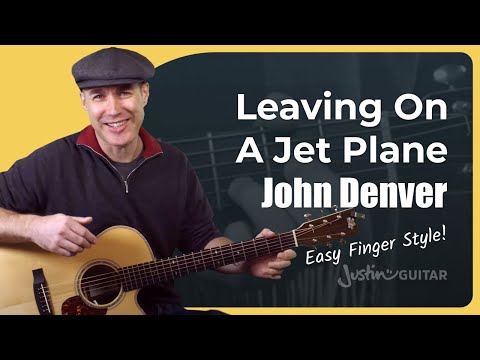 Leaving On A Jet Plane |  Easy Finger Styles Guitar Tutorial