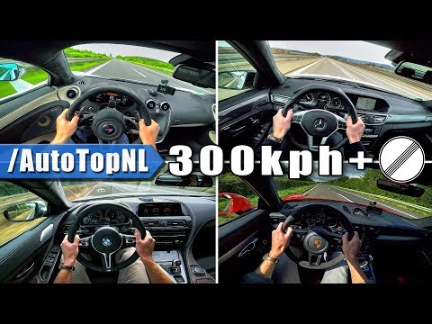 AUTOBAHN POV 300+ km/h ACCELERATION & TOP SPEED Compilation by AutoTopNL