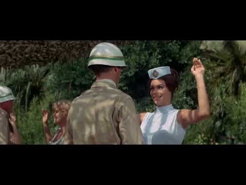 In Like Flint (1967) - Beach fight