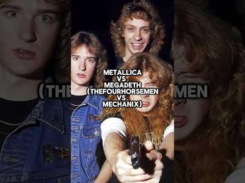 METALLICA VS MEGADETH (THEFOURHORSEMEN VS MECHANIX) #megadeth #metallica #heavymetal #thrashmetal