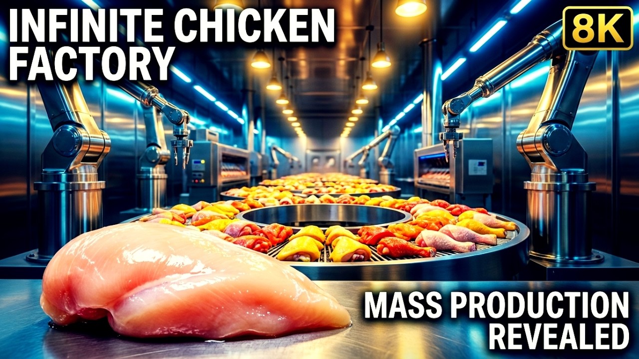 Inside the Billion-Dollar High-Tech Poultry Factory: Modern Chicken Processing & Automation 🐔🚀