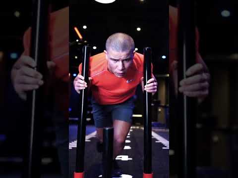 Nabil Haryouli working out at the gym