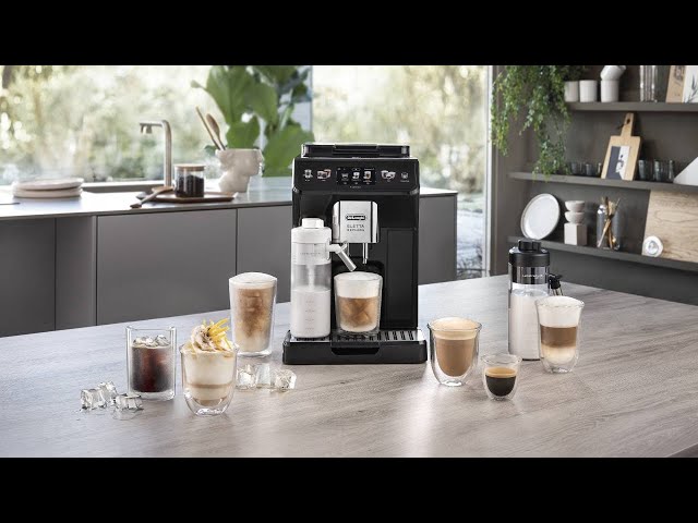 DeLonghi Eletta Explore ECAM452.67.G Cafetera Superautomática 19 Bares Gris Oscuro video