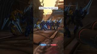 Most Elites I’ve ever seen in Halo #gaming #halo #haloinfinite #forge