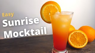 Easy Sunrise Mocktail! | Pineapple Mocktail Recipe