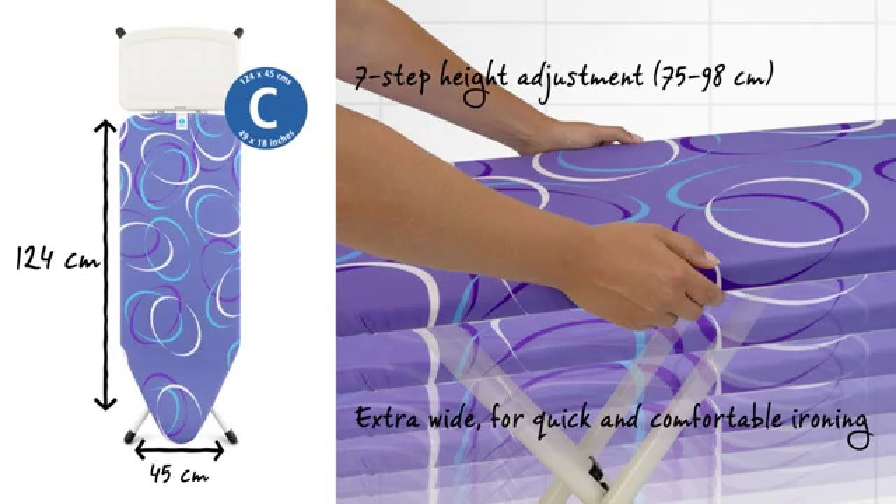 Deska do prasowania 124x45cm z podstawką na generator pary