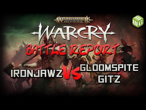 Ironjawz vs Gloomspite Gitz Warcry Battle Report Ep 13