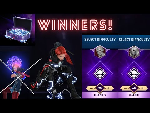 LV 80 BLACK WIDOW vs KNULL STAGE 40 & GORR 20 - Kamala Khan Comparison!- RIP? - Coupon WINNERS - MFF