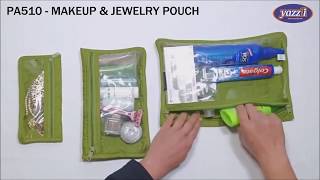 PA510 Makeup and Jewelry Pouch | Yazzii Travel Bags