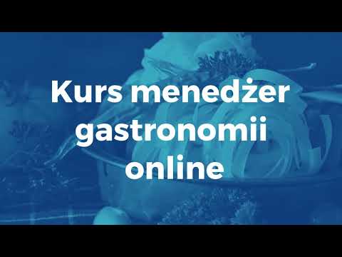 Kurs menedżer gastronomii online | szyki eKurs