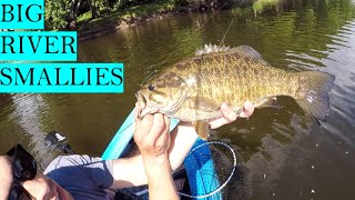 KAYAK FISHING For BIG BRONZEBACKS on The Mississippi River (Insane Day)
