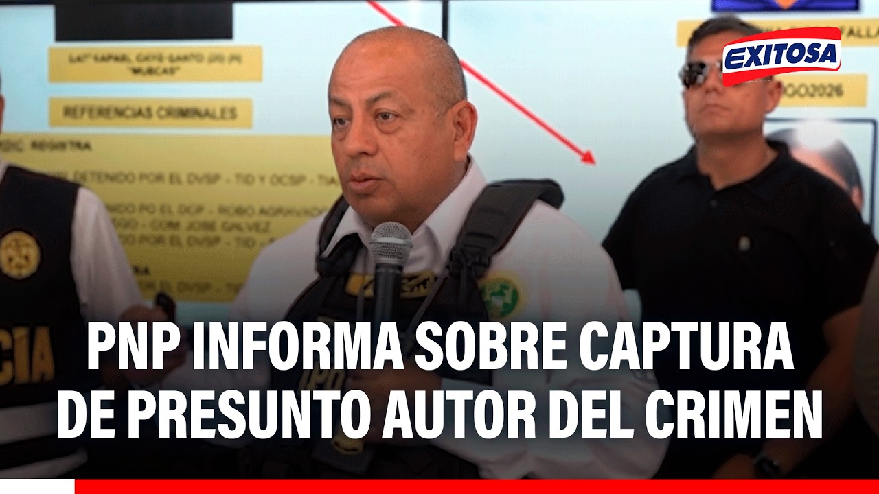 🔴🔵 PNP informó sobre la captura del presunto autor del crimen contra Betsy Mallma