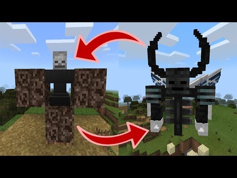 How to Spawn the Wither Demon Boss | Minecraft PE