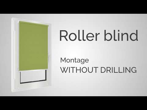 Estika Roller blind mini - Montage without drilling - instruction