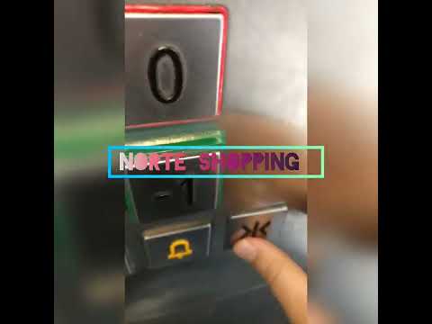 Andando no elevador Schindler 3300s MRL no NorteShopping (parte 1)