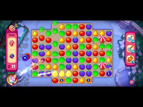 Gardenscapes Challenge Level 9586 With Boosters