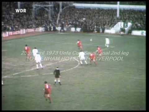 25/04/1973 Uefa Cup Semi Final 2nd leg TOTTENHAM H v LIVERPOOL