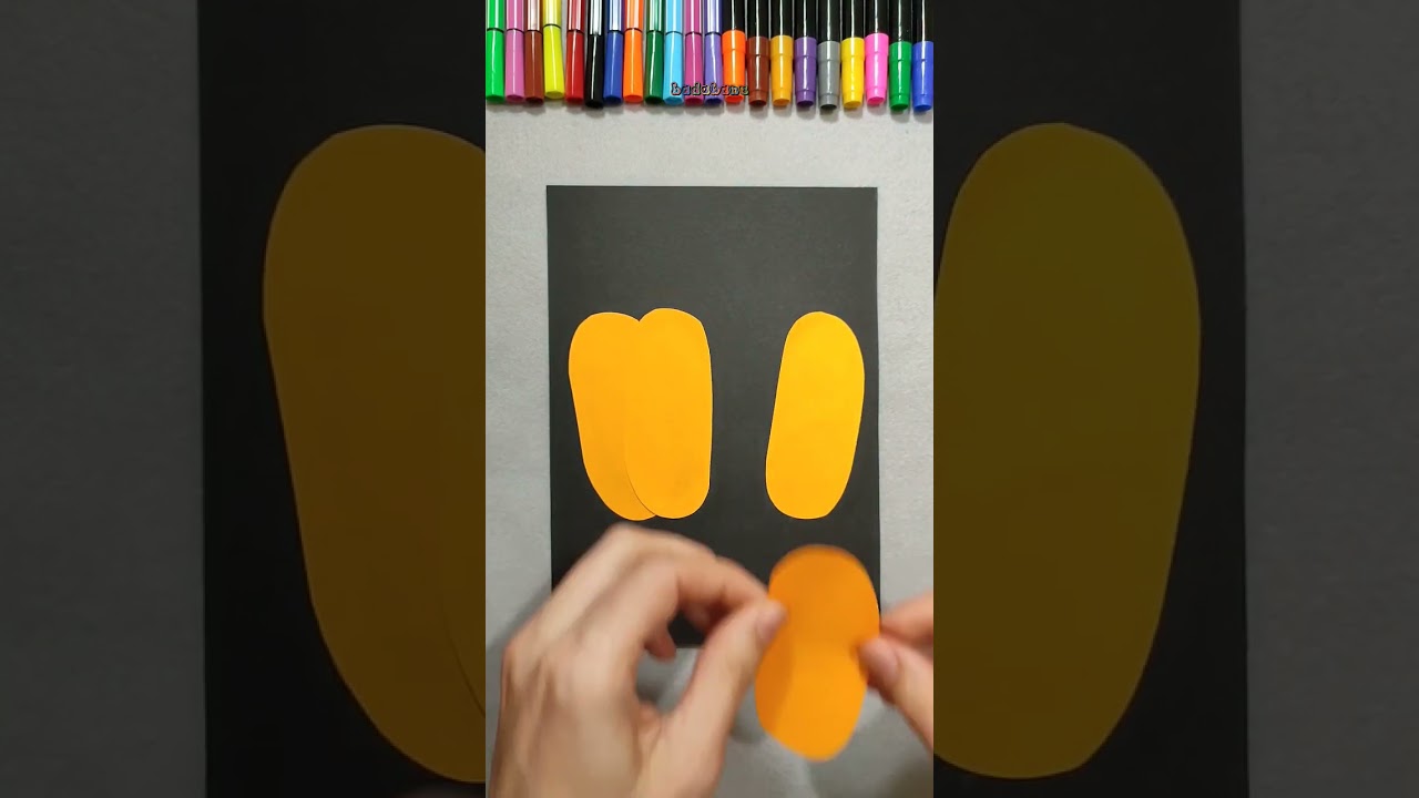 Funny paper Pumpkin 🎃 #creative #ideas #tutorial #activities #papercraft #halloween #pumpkin