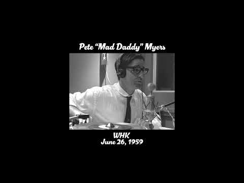 Pete “Mad Daddy” Myers, June 26, 1959
